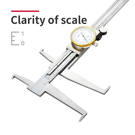 Double Blade Inner GrooveDial Caliper9-150mm,StainlessSteelTool,Dual-tip Calipers Precision Measuring Tools,DRINYOUNG (9-150mm (Double Hook dial Caliper)