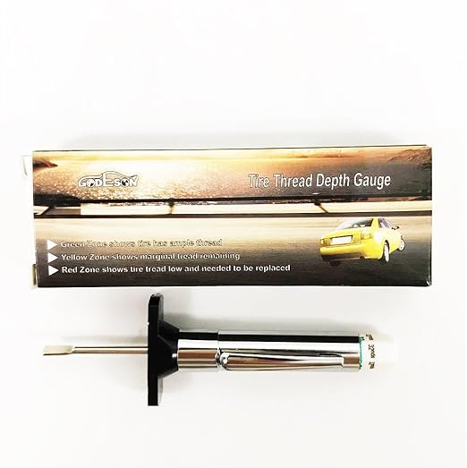 GODESON 88702 Smart Color Coded Tire Tread Depth Gauge