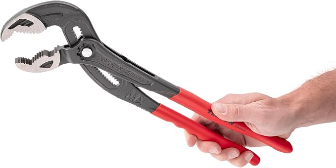 TEKTON 16 Inch Angle Nose Push Button Adjustable Pliers | PGA36316