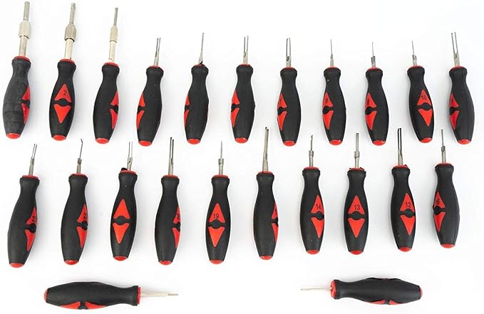 23-Piece Universal Terminal Release Kit Electrical Terminal Removal for American Domestic and Imported Vehicles