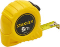 Stanley 1-30-497 Tape Measure, Yellow/Black, 5 m/19 mm