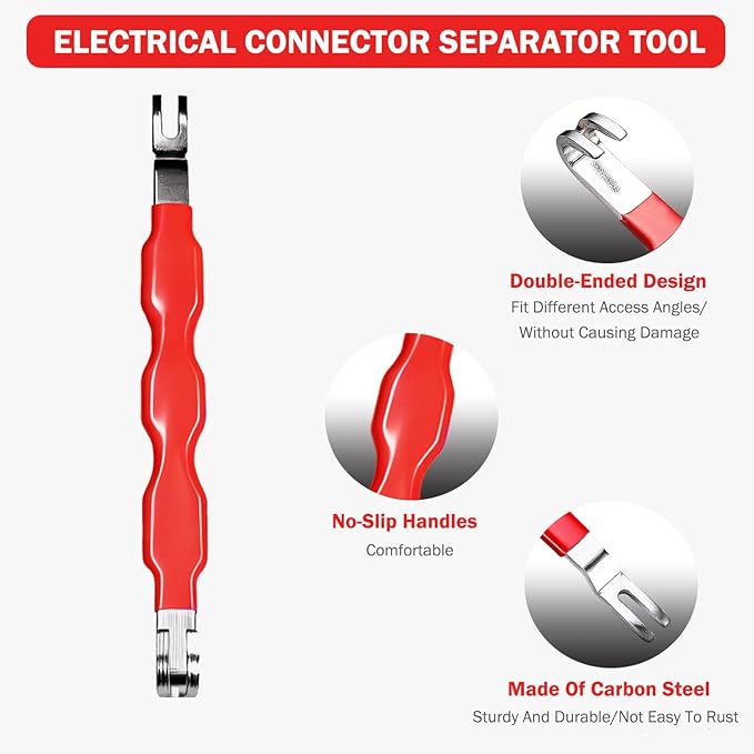 5 Pcs Electrical Disconnect Pliers for Cars,Hose Clamp Pliers,Automotive Electrical Connector Disconnect Tool,Connector Separator for Car, Truck Repair & 8PCS Terminal Removal Tools