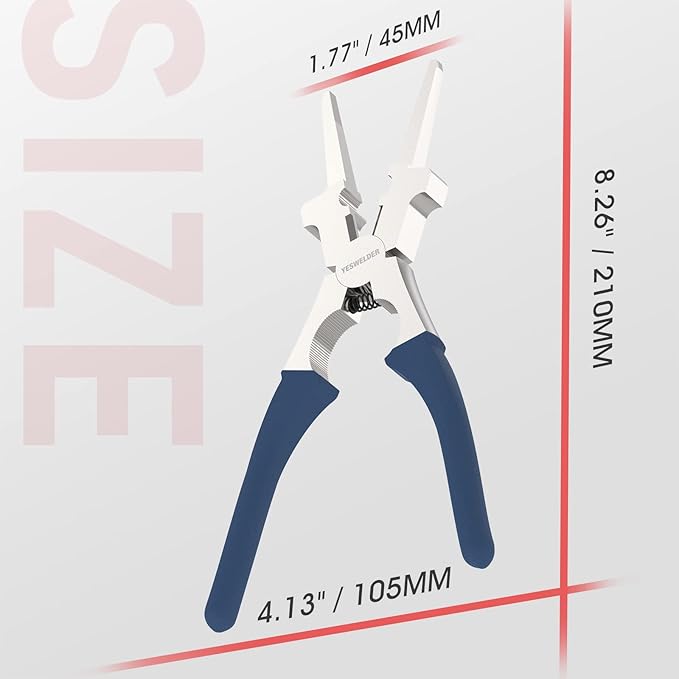 YESWELDER 8" MIG Welding Pliers, Anti-Rust and Durable High-Carbon Steel, All-In-One Multifunctional MIG Pliers for Professional Welding