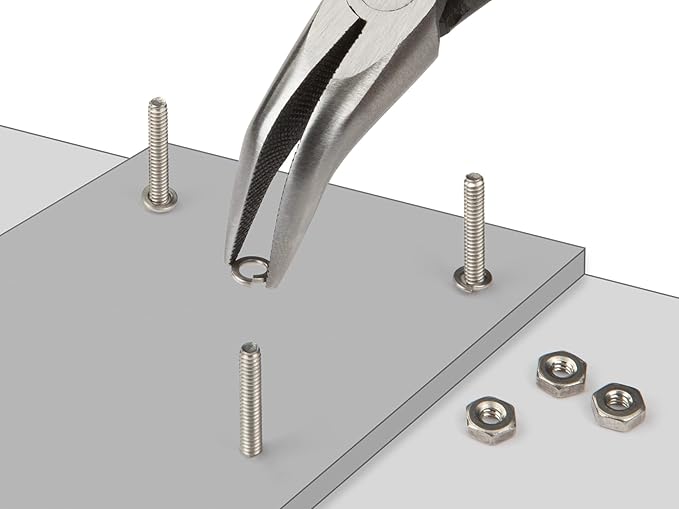 TEKTON Mini 45-Degree Long Nose Pliers | PMN11301