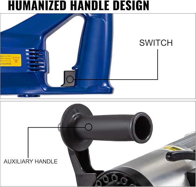 VEVOR Electric Hydraulic Rebar Bender, 1.2KW 0.9inch 22mm Hand Held Rebar Bender 110V Portable Electric Rebar Bender, within 5s