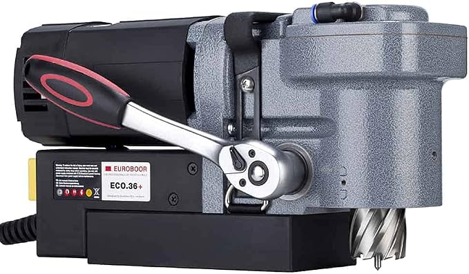 Magnetic Drill Press - 9.5A Low Profile Drilling Machine with 1-7/16" Annular Cut Capacity & 1-Speed Gearbox - ECO.36+