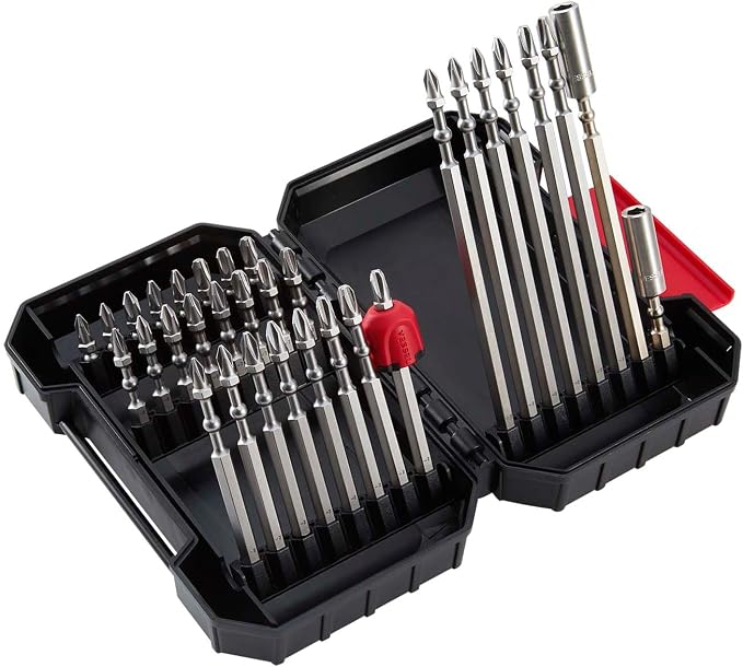 VESSEL JISDRIVE Impact Ball Torsion Bit 33PC. Set, No. IB33JSP01U Made in Japan (Cross Point Tip Set)