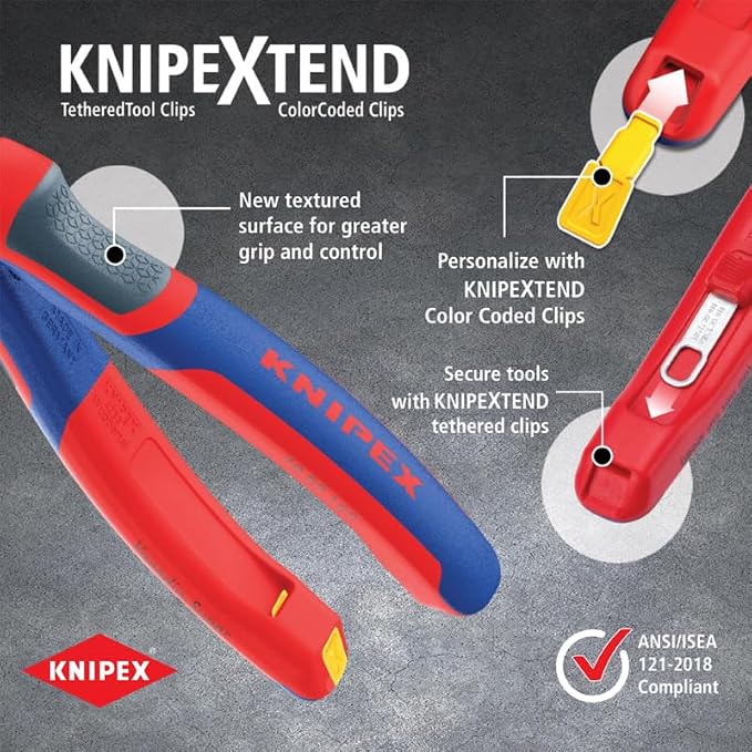 KNIPEX Tools 82 02 150 TwinGrip Pliers, 6"