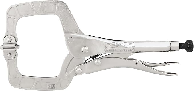 Malco Eagle Grip LP11SP 11 in. Locking C-Clamp with Swivel Pads