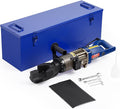 VEVOR Electric Hydraulic Rebar Bender, 1500W Portable Rebar Bending Machine, Bending up to 3/4 Inch #6 (6-20mm) within 4 Seconds, High Power Steel Rebar Bender w/Tool Case Oil Can,Black Blue RN-22