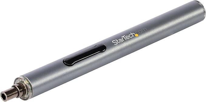 StarTech.com 20-Bit Electric Precision Screwdriver Set - Portable/Mini Battery Powered Bit Driver Kit for Electronics, Laptop, Computer, Tablet & Phone Repairs - Magnetic - Cordless, TAA