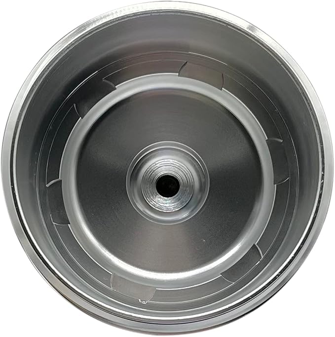 iFJF EC781 Oil Filter Cap Aluminum Silver Replacement for Ford 6.0L 6.4L | for F250-F550 6.4L, Seamless Seamless-System Integration, 3K-5K Mile Routine Maintenance Ready, Fast Back-on-the-Road Setup