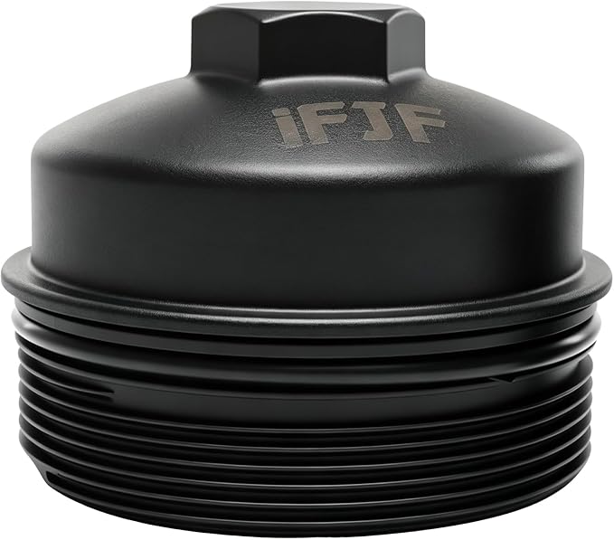iFJF EC781 Oil Filter Plastic Cap Replacement for Ford 6.0L Powerstroke | for F250-F550 6.4L, Seamless Seamless-System Integration, 3K-5K Mile Routine Maintenance Ready, Fast Back-on-the-Road Setup