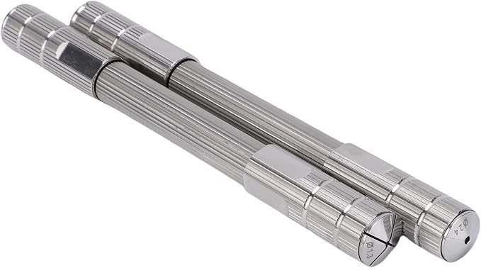 MAVIS LAVEN Pin Vise, Stainless Steel Double Ended Hand Drill for Jewelry Making and Watch Repair, 12cm Length, Versatile Tool for Fine Tasks