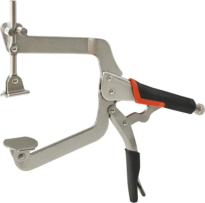 Xiao & Dao Pro Pocket Clamp 14 Inch (355mm) Right Angle Corner Tools, Pocket Hole C-Clamp 2 Ways to Use for Woodworking and Hole Joinery 1-pack