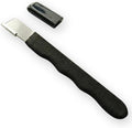 Garden Guru Garden Tool Blade Sharpener - 5" Handheld & Multi-Purpose Solid Carbide Sharpener w Protective Cover, Ergonomic Non-Slip Handle for Pruners Loppers Shears Knives Scissors Axe - 2 Pack