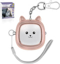 Safe Sound Personal Alarm, 130 dB Loud Siren Song Emergency Security Alarm Keychain with LED Light, Personal Sound Safety Siren for Women, Men, Children, Elderly(Rose Gold)