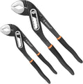 WEDO 2 PCS Groove Joint Pliers Set,CR-V Steel,10" and 12" Slip Joint Pliers,Adjustable Water Pump Pliers,Die-forged, Heat Treatment,Perfect for Plumbing Repair and Basic Home Maintenance