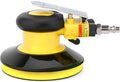 Professional Air Random Orbital Palm Sander, Dual Action Pneumatic Sander, Low Vibration, Heavy Duty … (5-inch Yellow)