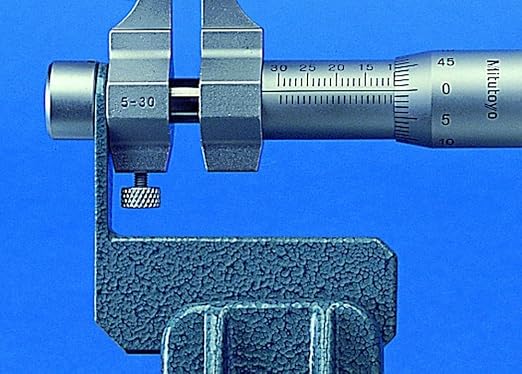Mitutoyo 145-187 Vernier Inside Micrometer, Caliper Type, 50-75mm Range, 0.01mm Graduation, +/-0.007mm Accuracy