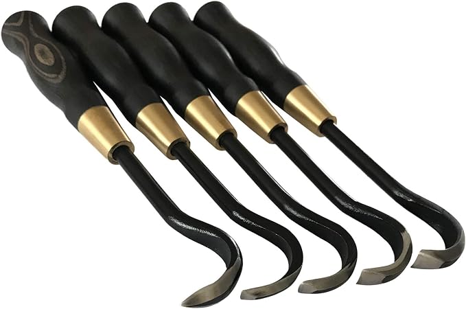 VOUIU 5-Piece Bonsai Scraper Bonsai Tool Set