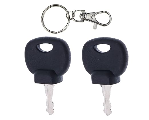 JEENDA Ignition Keys 14707 14607 14603 5755124 8035807 for Bobcat New Holland Industrial JCB Bomag Hamm Roller Compaction Dynapac Terex Vibromax Volvo Ford Moxy 85804675 05755125
