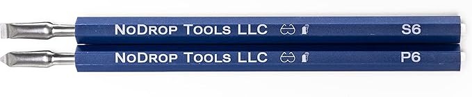 6 inch Screw Holding Screwdriver Set (2 PACK- 6inch Nylon Slotted and Phillips screw starters)