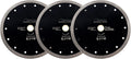 SHDIATOOL Diamond Turbo Blade 8 - Inch Super Thin Cutting Disc for Porcelain Ceramic Tile Granite Dia 200mm 3pieces