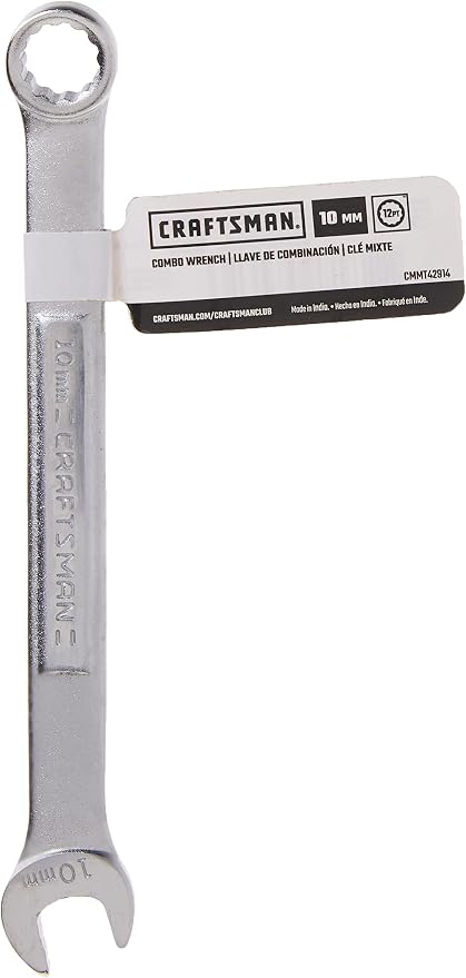 CRAFTSMAN Combination Wrench Set, SAE/Metric, 10mm (CMMT42914)