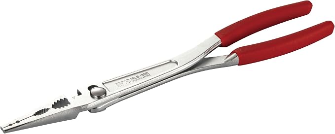 IPS PLIERS HLS-300 Hyper Long Reach Pliers Straight, Extra-Long 11.6-Inch (295mm) – Made in Japan, Tsubame-Sanjo