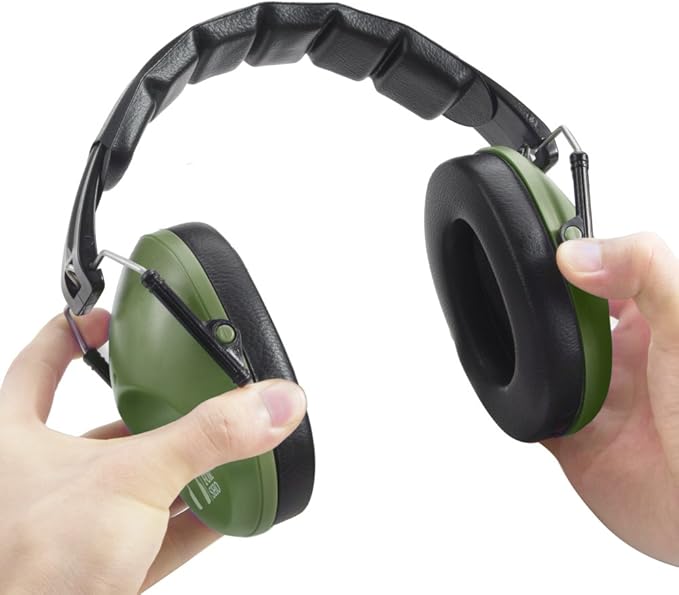 Pro For Sho 34dB NRR Hearing Protection Ear Muffs – Highest NRR Compact Design Ear Protection for Loud Events & Sensory Use