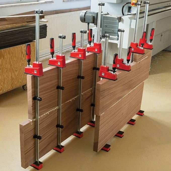 BESSEY KRE3560, 60 In., Parallel Clamp, K Body REVO Series - 1700 lbs Nominal Clamping Force , Spreader, and Woodworking Accessories - Clamps and Tools for Woodworking, Cabinetry, Case Work
