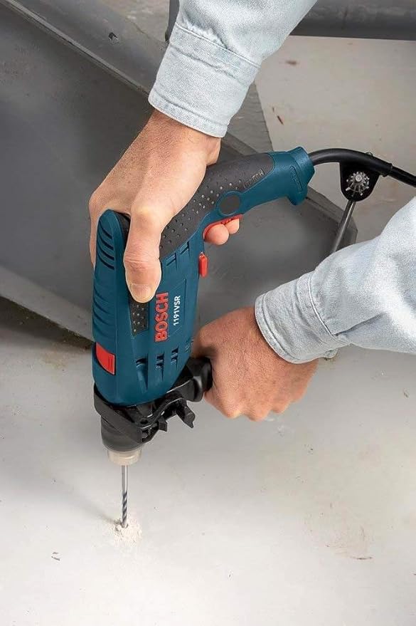 Bosch 1191VSRK-RT 120V 1/2-Inch Single Speed Hammer Drill (Renewed)