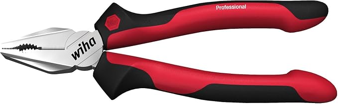 Wiha Z01018005SB Combination Plier Professional with Dynamic Joint/OptiGrip, Multicolor, 180mm