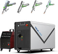 1500W Laser Welding Machine Double Wobble 6 in 1 Laser Welder/Cleaner/Cutter/Underwater Welding/Tack Weiding/Weld Seam Cleaning with Auto Wire Feeder for Aluminum, Stainless Steel, etc.