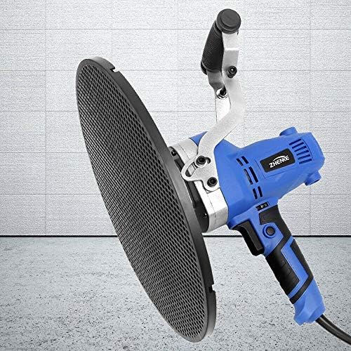 DNYSYSJ Handheld Concrete Grinder Electric Trowel Wall Smoothing Polishing Machine,110V 850W 4 Speed Polisher, Plastering Bucket Trowel Tools 50-100RPM,Wiper Diameter Ø410mm