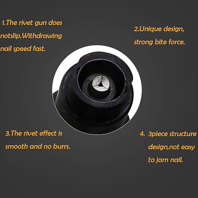 Cordless Rivet Gun for Cordless Drill Riveter Electric Rivet Nut Gun Riveting Tool Cordless Riveting Drill Adaptor Insert Nut Tool