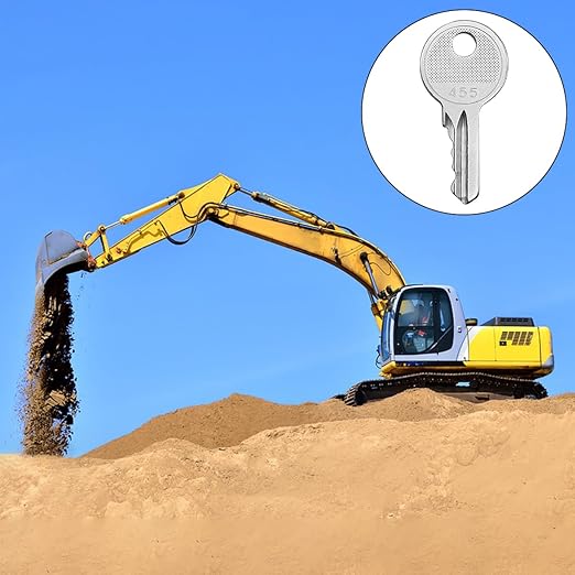 Heavy Equipment Keys, 10 Pack 455 Scissor Lift Keys fit Skyjack Lifts, New Genie Lifts, Boom Lifts Scissor Compatible with Boo-m Lifts Scissor Lift Gen-ie Skyjack Te-rex JL-G Snor-kel Upright