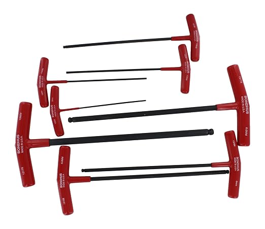 Bondhus Metric and Inch Ball Driver Hex and Star 26 Piece T-Handle Sets with Stand - Bondhus 13189, Bondhus 13190, Bondhus 33034