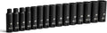 Capri Tools 3/8 in. Drive Metric Deep Impact Socket Set (15-Piece), deep set / 8-22 mm (CP53000-15MD)