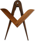 Decorative Freemason Wooden Square and Compass Set