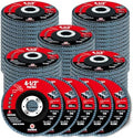 30 Pack Flap Discs 40 Grit, 4 1/2" x 7/8" for Angle Grinder,Type 29 Zirconia Grinding Wheel for Metal,Wood,Stainless Steel, Sheet Metal