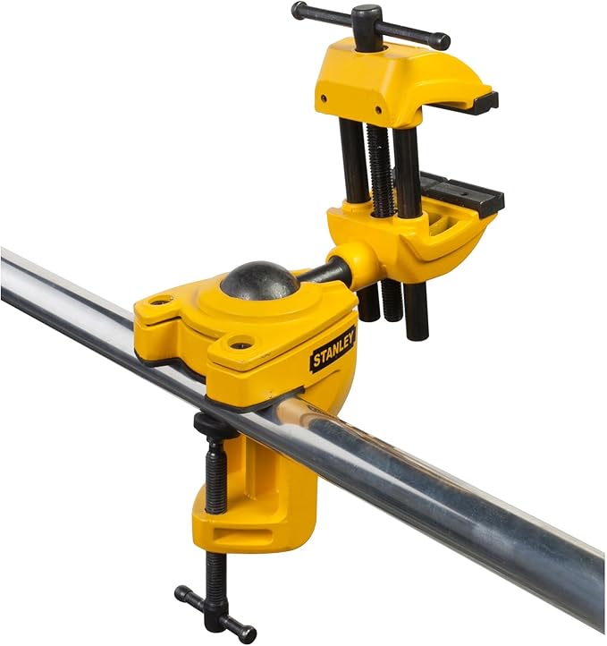 Stanley 1-83-069 MaxSteel Multi Angle Hobby Vice, Yellow/Black