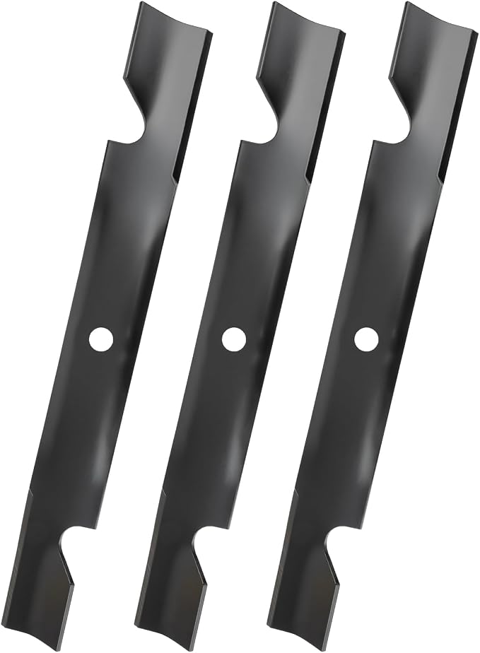 Keycci 115-2454-03 Lawn Mower Blades Compatible with T oro Time Cutter SS5425 54 Inch Deck, High Lift Blades Replace for 115-4999 115-4999-03 115-9650-03, 3 Pack (115-9650-03 Blades)