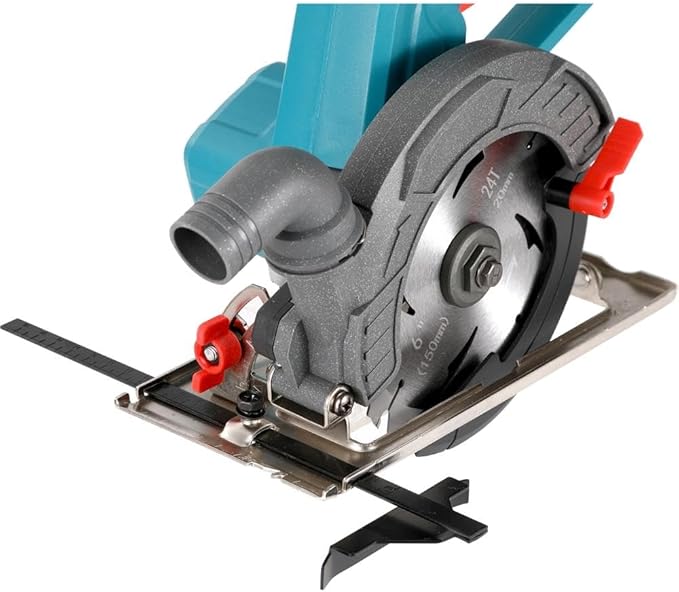 Brushless Cordless Circular Saw with 4000mAh Battery- 6900 RPM, Compact & Lightweight- Small Circular Saw for Wood, Soft Metal, Plastic, Tile (Circular Saw with Battery)