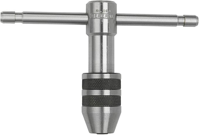 General Tools 164 Plain Tap Wrench, Capacity No. 0 to 1/4-Inch