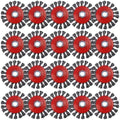 20 Pack 4 Inch Wire Wheels for Angle Grinder, Wire Brush for 4 1/2 Angle Grinder, Twist Knotted Carbon Steel Wire Wheel with 5/8" Thread Arbor for Removing Rust
