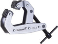 Clamp with T-Handle, Deep Throat Welding and Fabricating, Multi-Purpose Lever Clamp, Cantilever Arm Clamps For Secure Hold, 2" Opening Capacity, 1 Pack