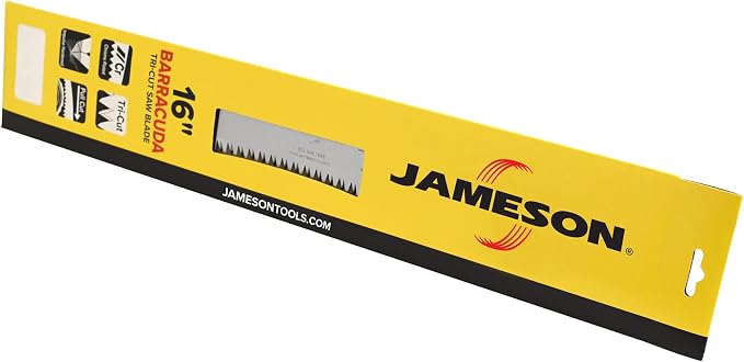 Jameson SB-16TE-3PK 16-inch Barracuda Tri-Cut Replacement Blade for Pole and Hand Saws 3-Pack