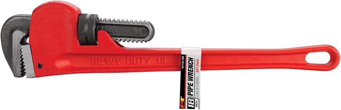 Performance Tool W1133-18B 18 in. Red Drop-Forged Steel Pipe Wrench